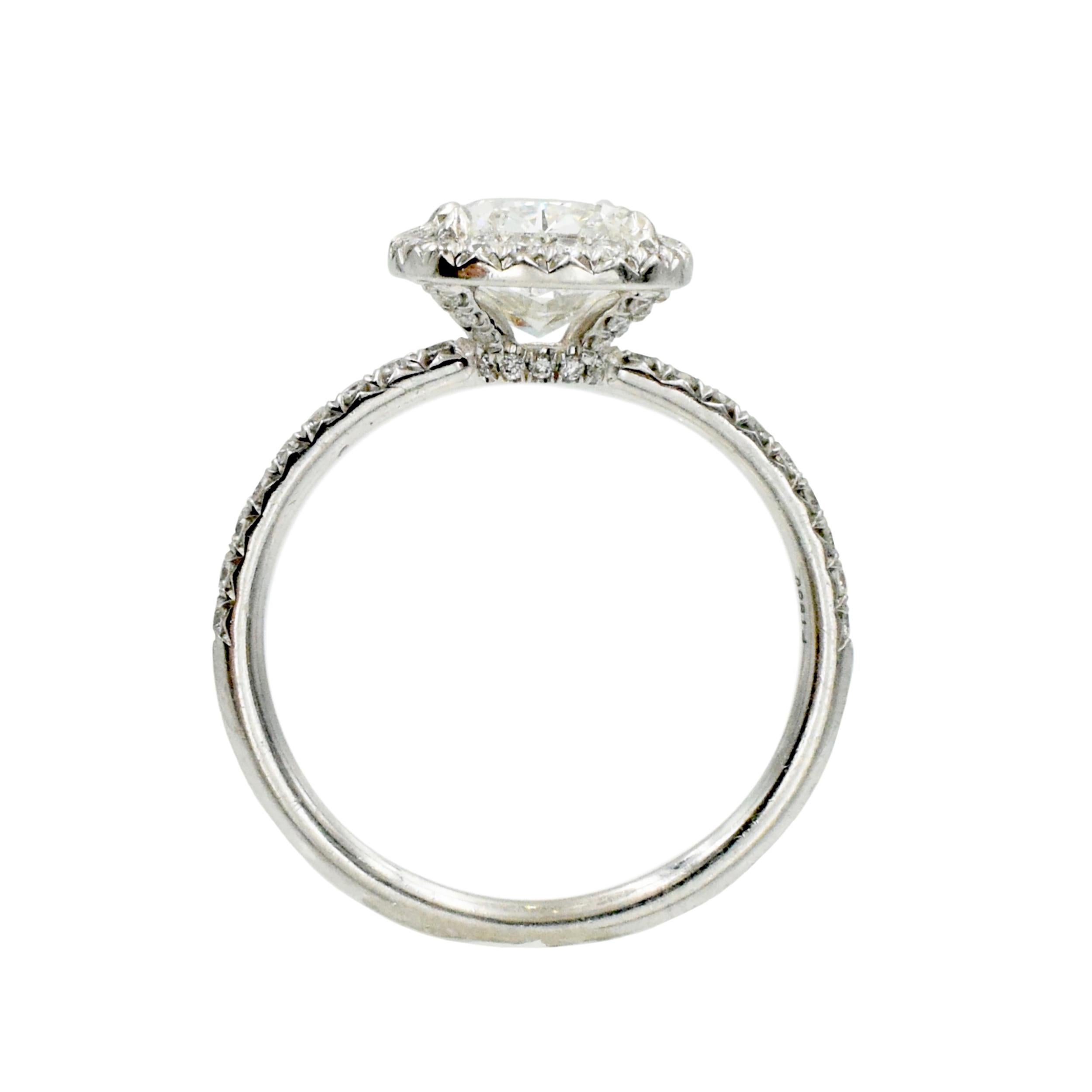 NALLY 1.92 Carat GIA Cushion Diamond Ring For Sale 2