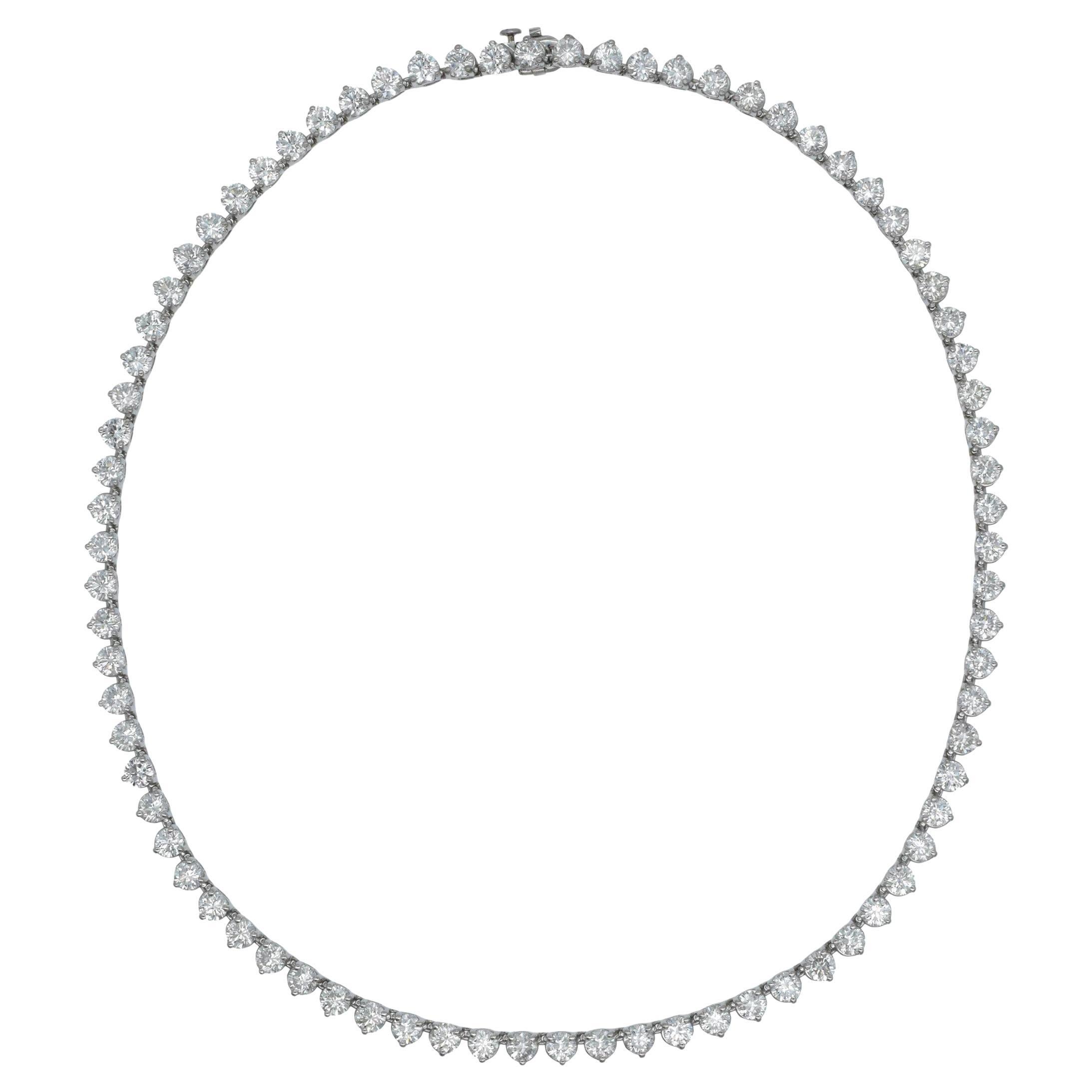 NALLY JEWELS Diamant "Riviere"  Halskette. im Angebot