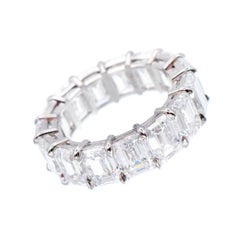 Nally Jewels GIA Emerald cut Diamond Anniversary Band