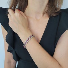NALLY JEWELS  Ruby And Diamond Bracelet In 18k