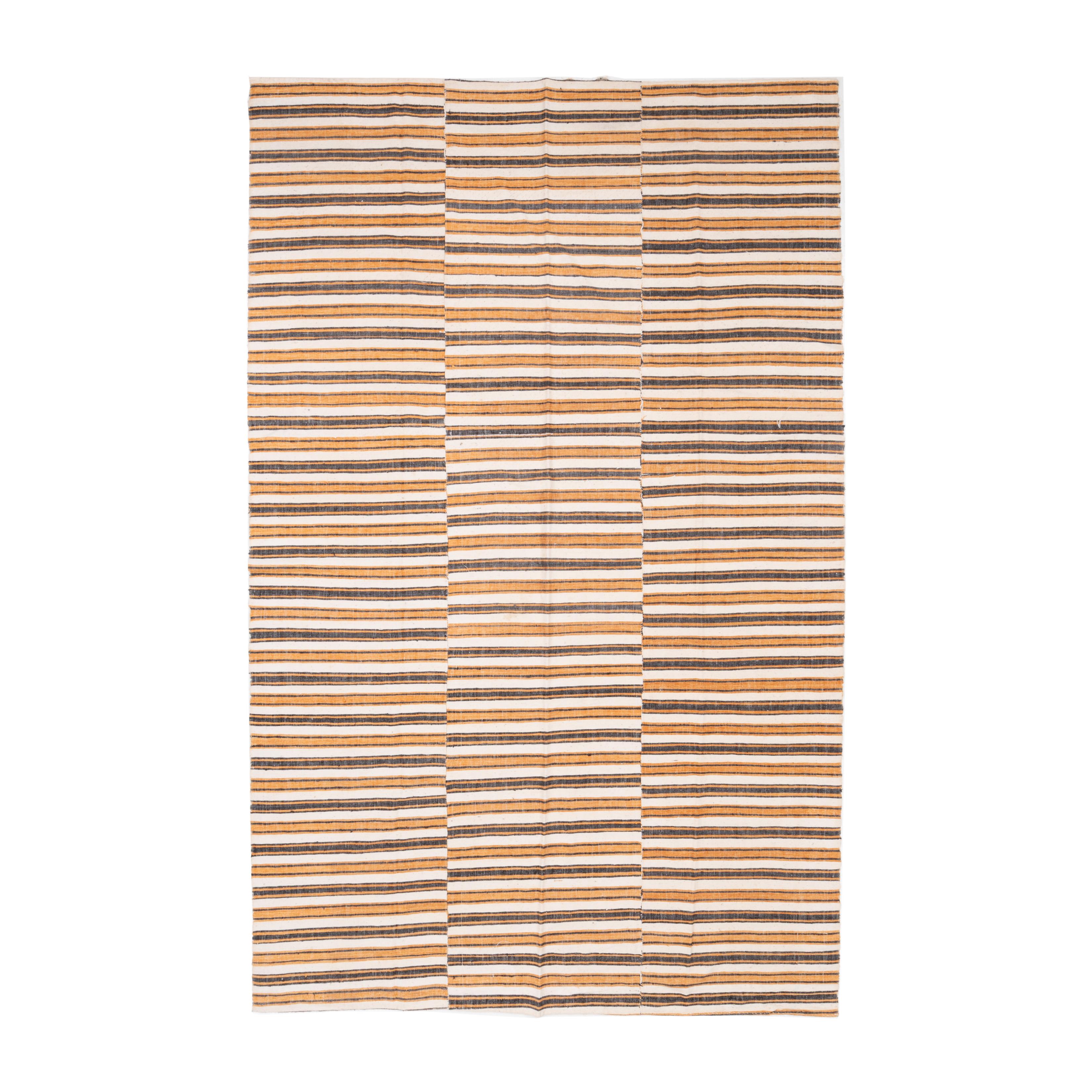Namals are simple, plain, hand woven covers from Adana Region of Turkey.
It is cotton and used simply for utilitarian purposes to dry grains or cover beddings, or divans etc.
They are not as thick as a kilim so they can mainly be used as covers,