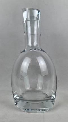 Nambé's Clear Crystal Assymetrical Decanter