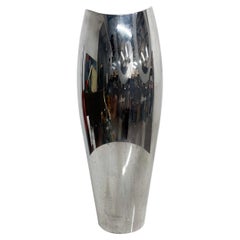 Nambe Sculptural Studio Vase in Silver Alloy Model 6062 by Karim Rashid, 1994