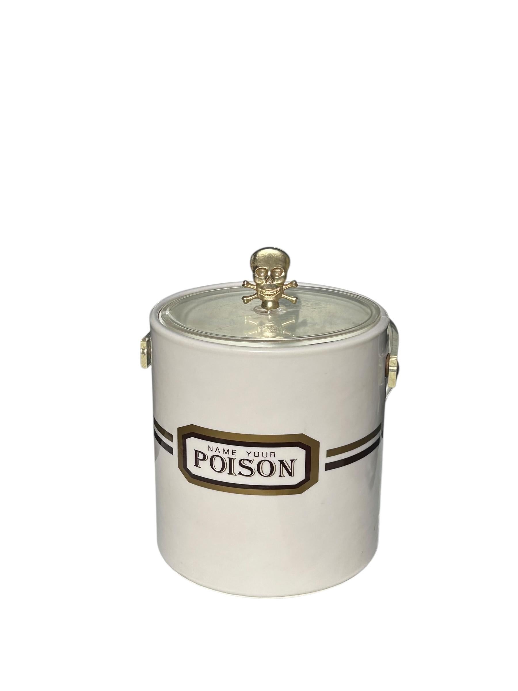 Seau à glace en vinyle Name Your Poison en vente 5