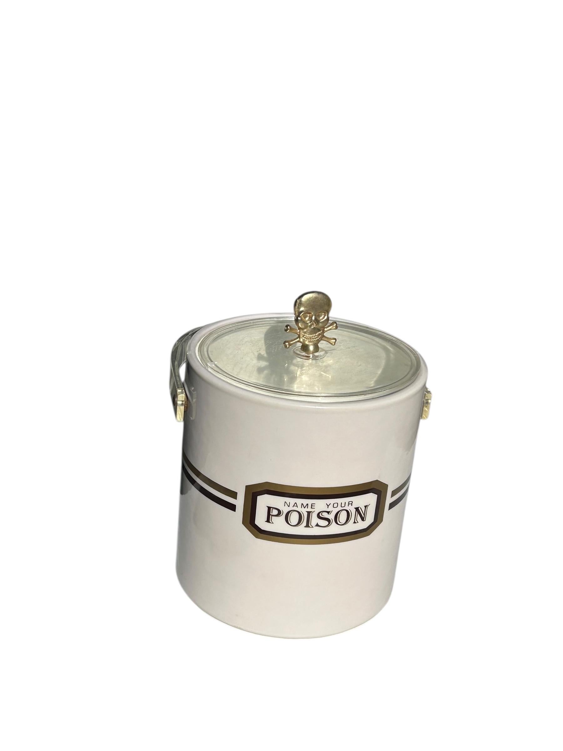 Seau à glace en vinyle Name Your Poison en vente 3