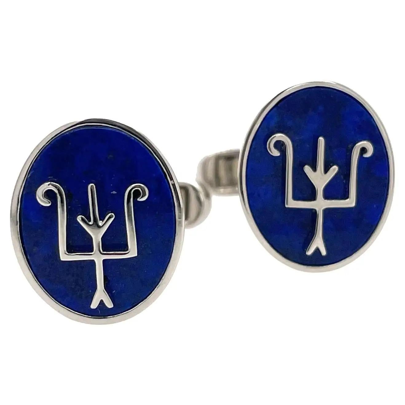 Namesake Cufflinks with Pearl and 18ct Yellow Gold For Sale 5