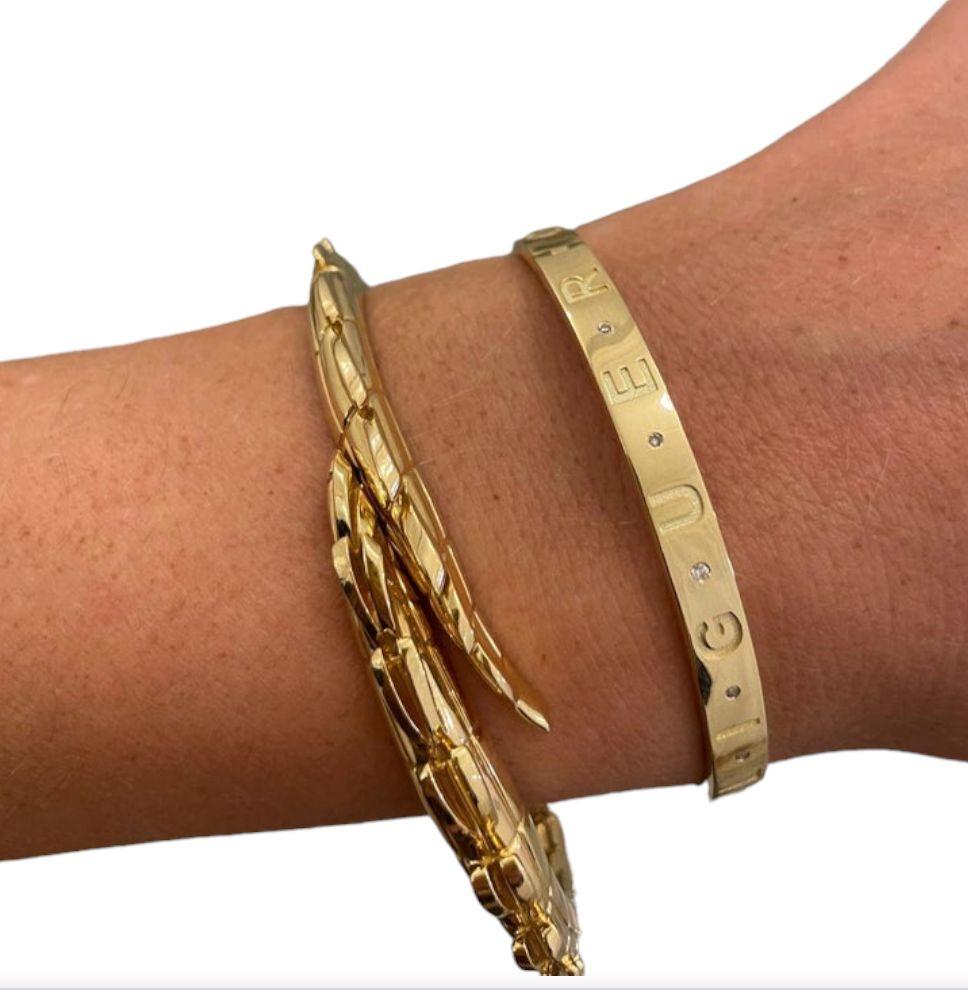 Namesake Bracciale in oro / bangle 18k con diamanti in vendita 1