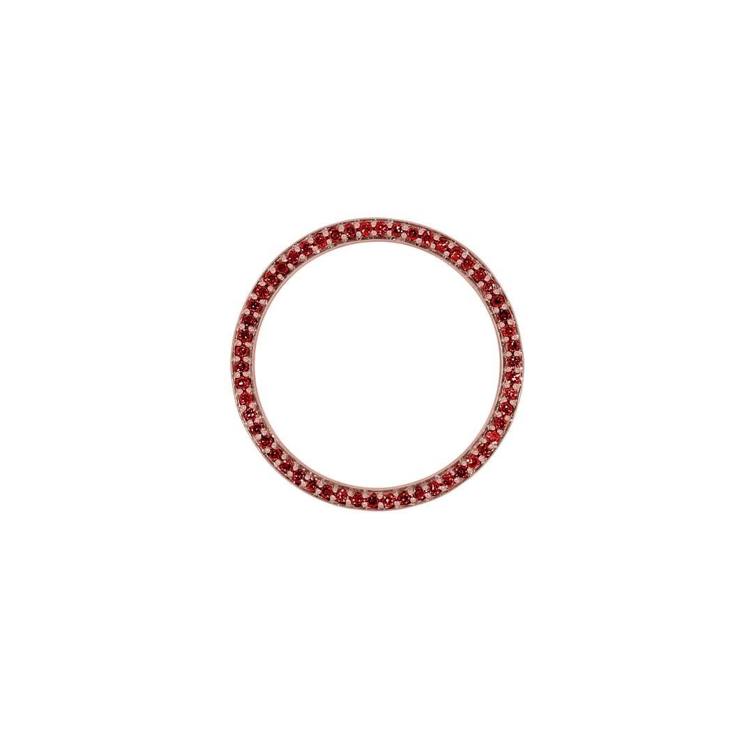 For Sale:  Eternity band wedding band in 18ct Rose Gold with Rubies  3