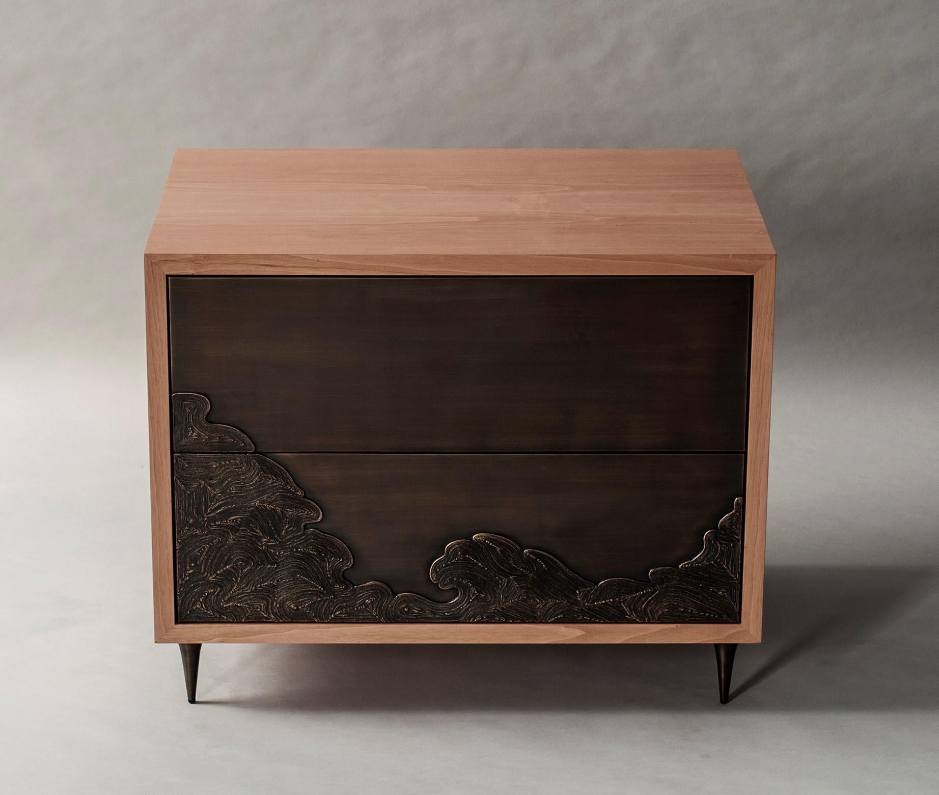 bronze bedside tables