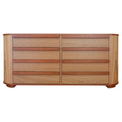 Nami Dresser - Oak Veneer Commode avec rangement intérieur pour bijoux