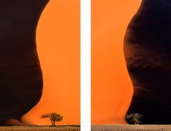 Dunes du Namib:: paysage:: photographie en couleur:: 2 reproductions d'art par Rainer Martini