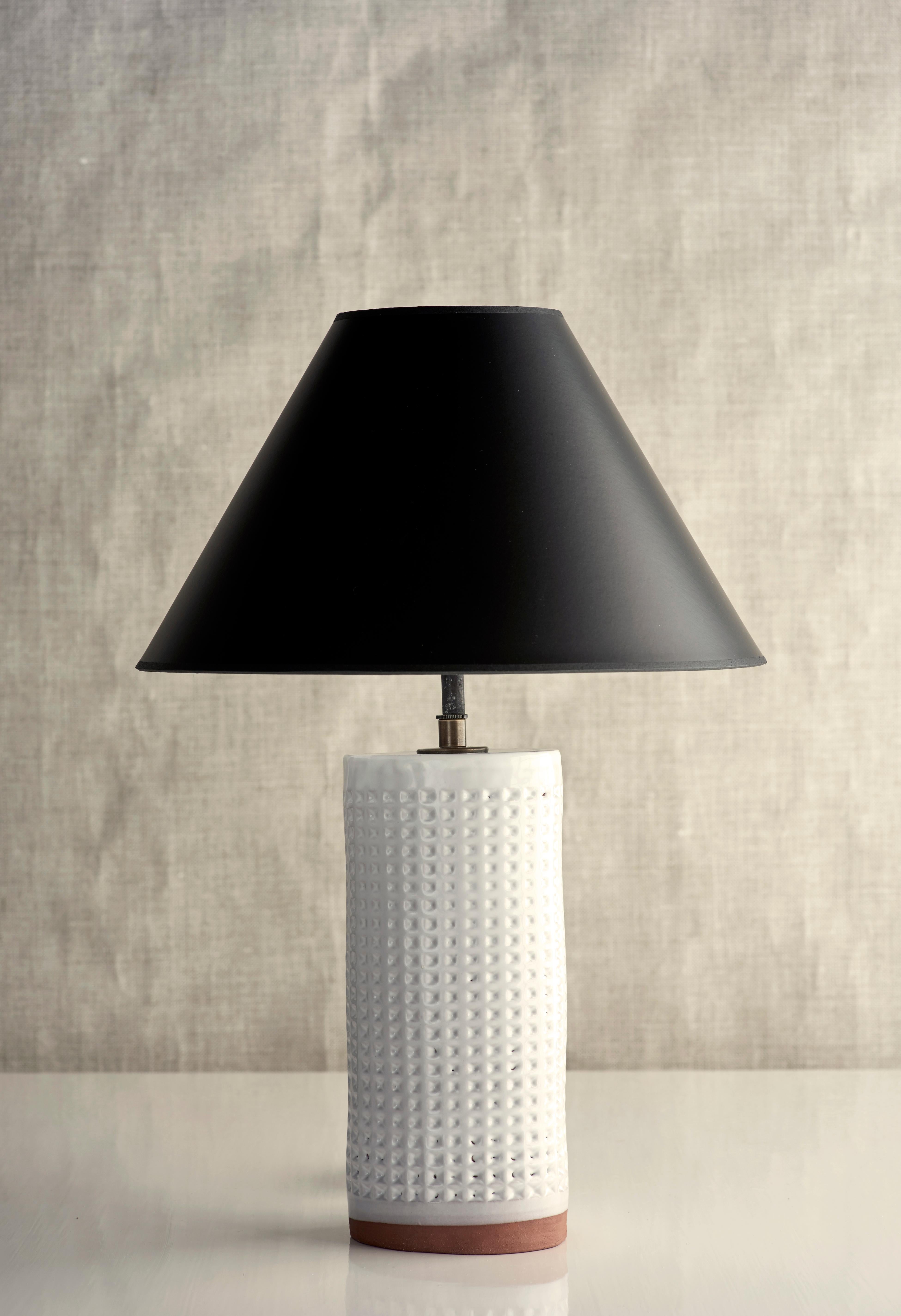 American Nammos Lamp, Ceramic Sculptural Table Lamp by Dumais Made