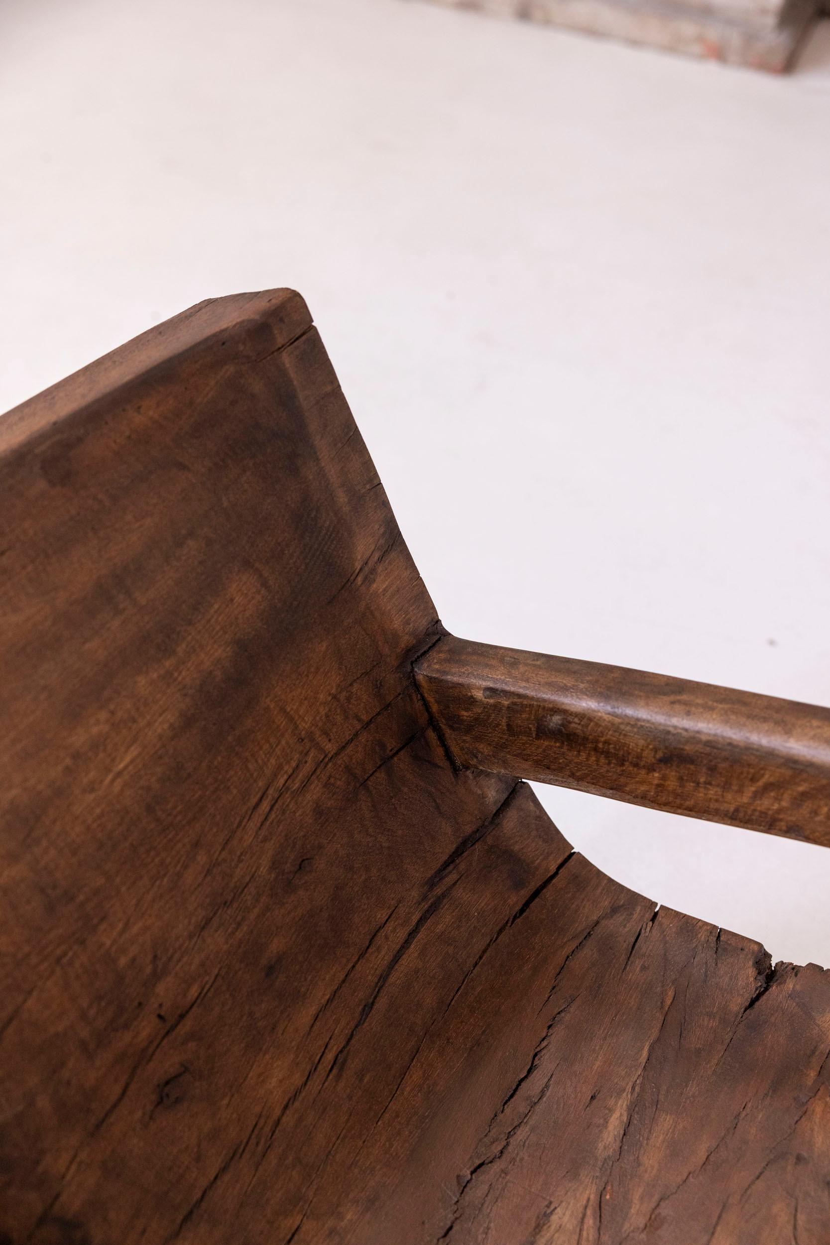 Sillón Namoradeira de José Zanine Caldas, Brasil 1979 Madera