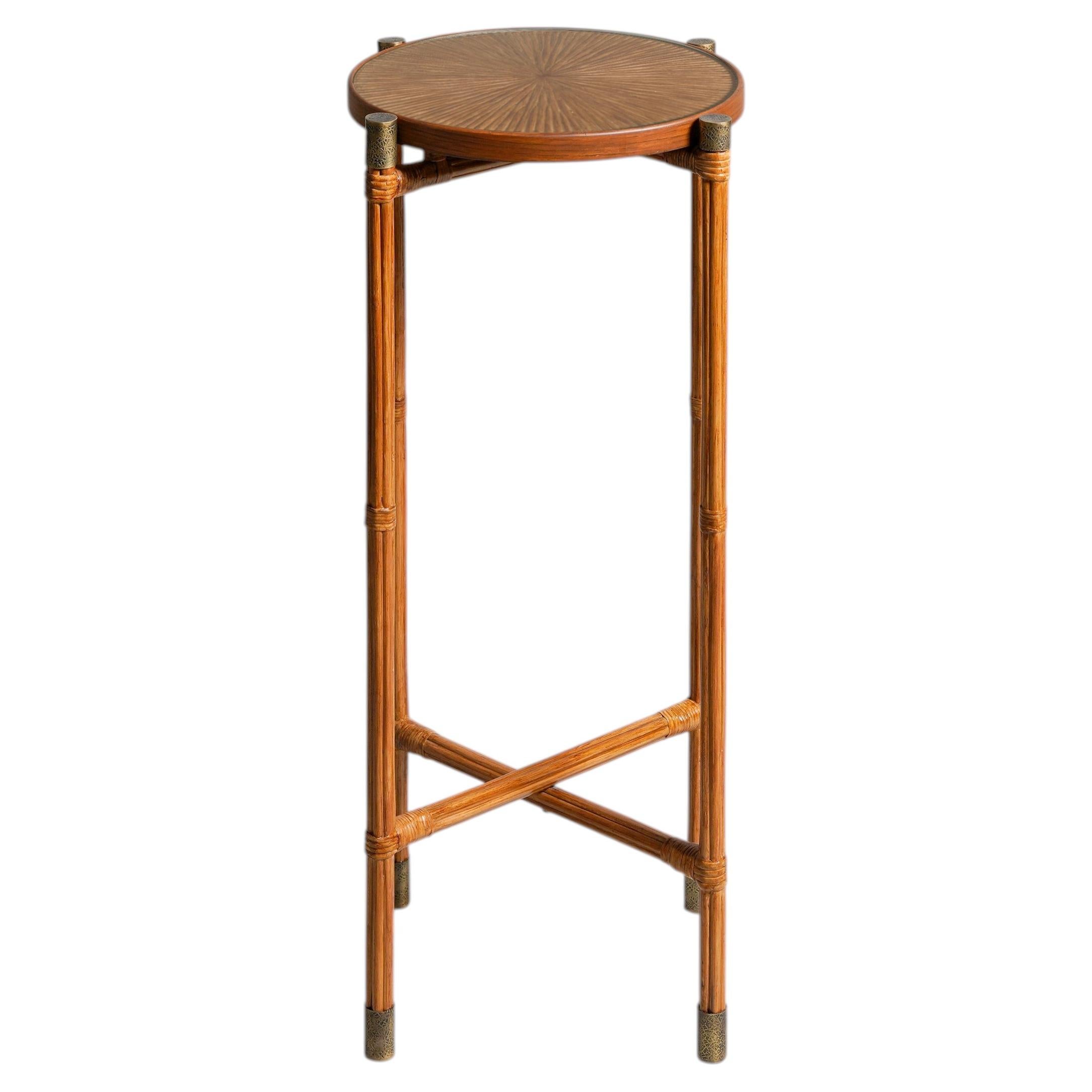 Brass Tray Table, Namsai Tall, Viya by Vikram Goyal For Sale