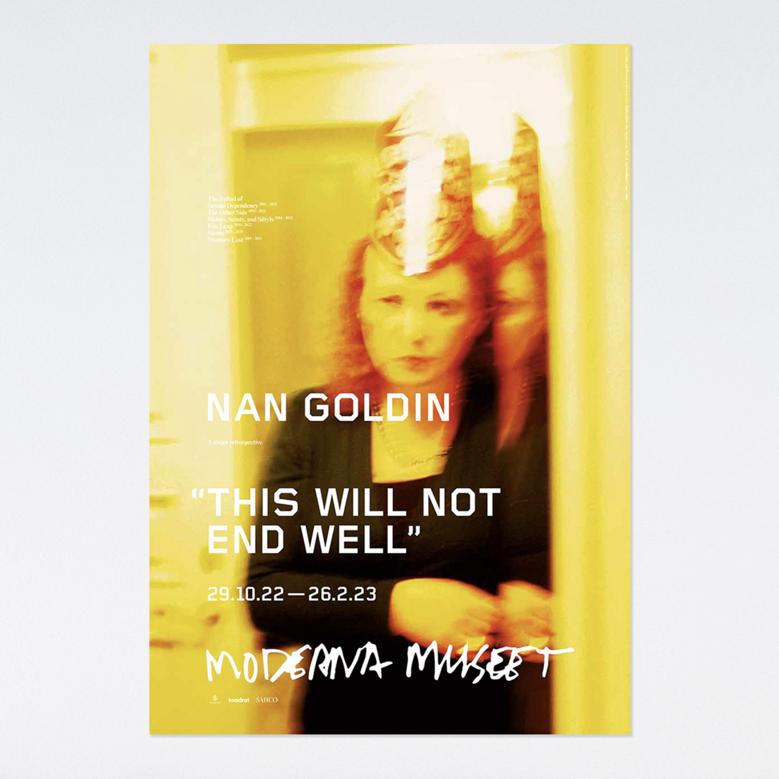 nan goldin exhibition poster