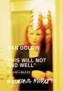 Nan Goldin, Self Portrait at New Year's Eve, 2022 Exhibition Poster