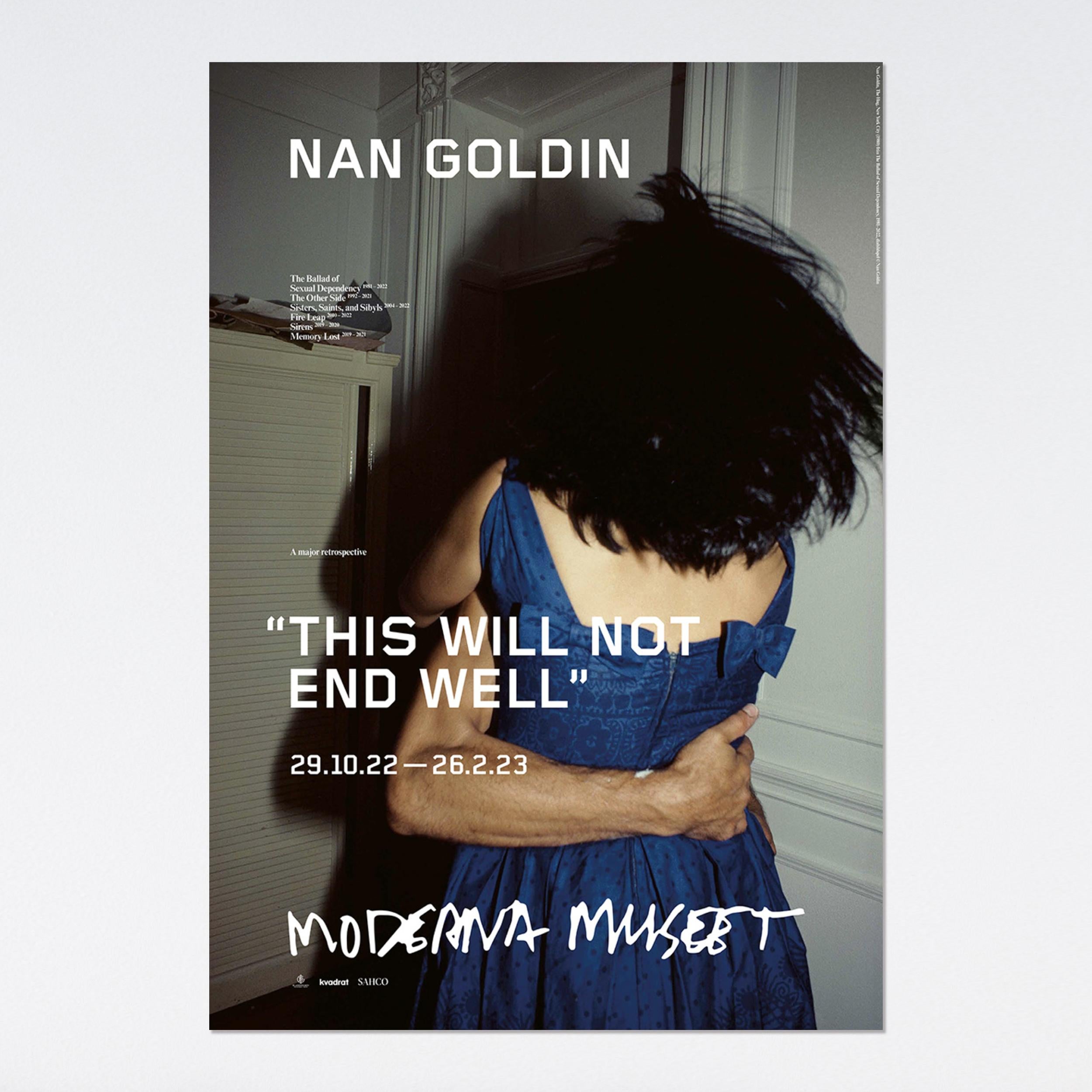 Nan Goldin, The Hug, affiche d'exposition 2022 1