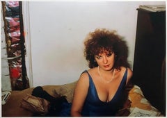 Self-Portrait in Blue Dress (New York City) by Nan Goldin