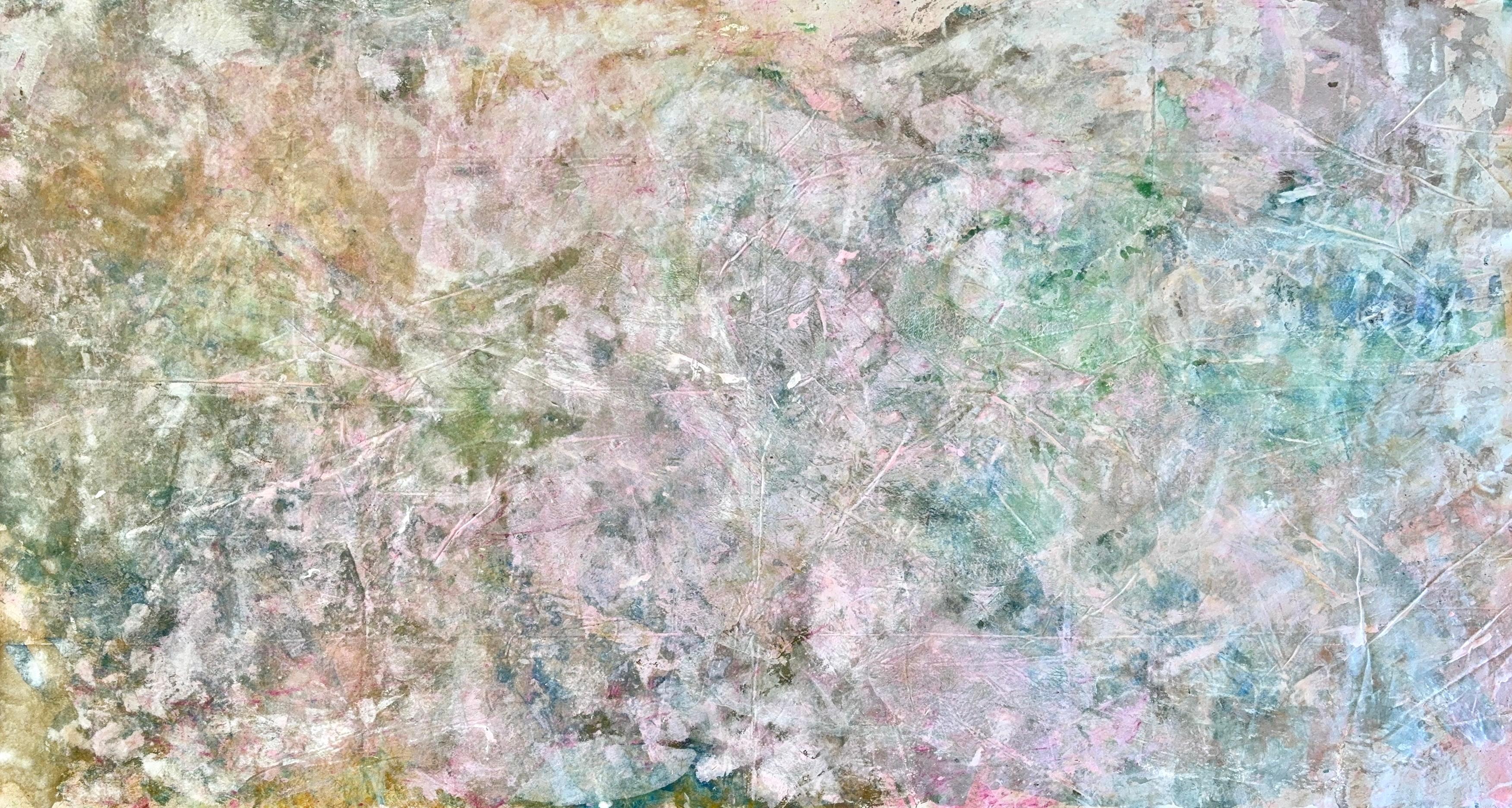 "Stone and Sage" Massive Abstract Acrylic Painting on Canvas, Signed Original