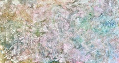 "Stone and Sage" - Enorme dipinto astratto in acrilico su tela, originale firmato