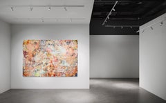 „Universe“ von Nan Van Ryzin – Sehr große abstrakte Serie in Weiß- und Pastelltönen