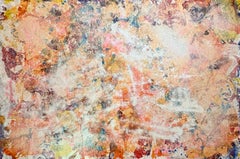 "Universe" by Nan Van Ryzin - Very Large Abstract in White and Pastel Tones