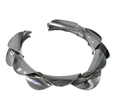 Nanna Ditzel Georg Jensen Sterling Collar Necklace, C.1965