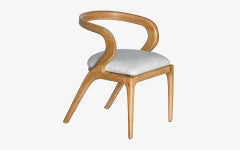 Nana Wooden Ashen Modern Dining Chair No III by Lagu Selection