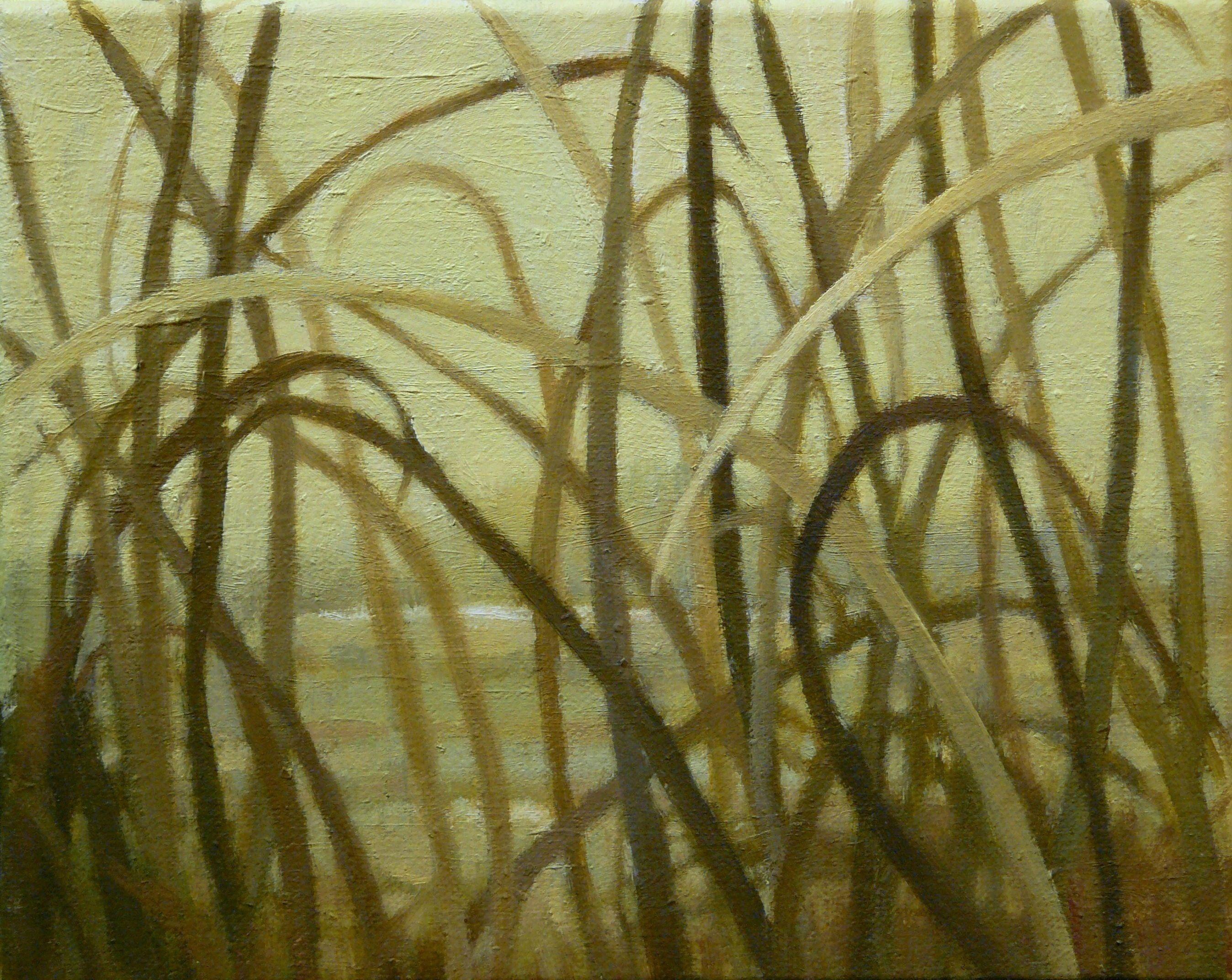 Praterie #16, Pittura, Olio su tela - Painting di Nanci Erskine