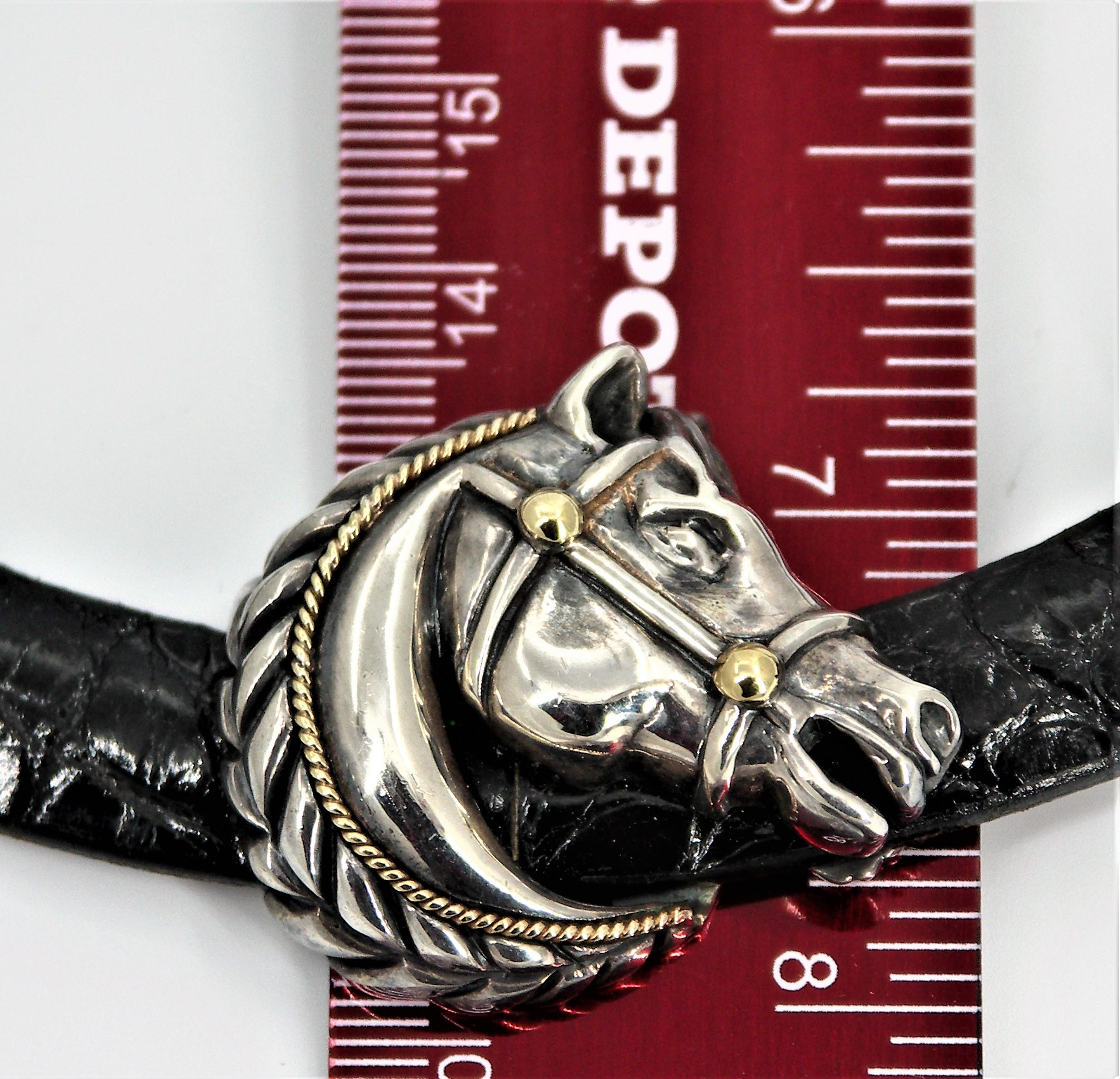 silver horse necklaces
