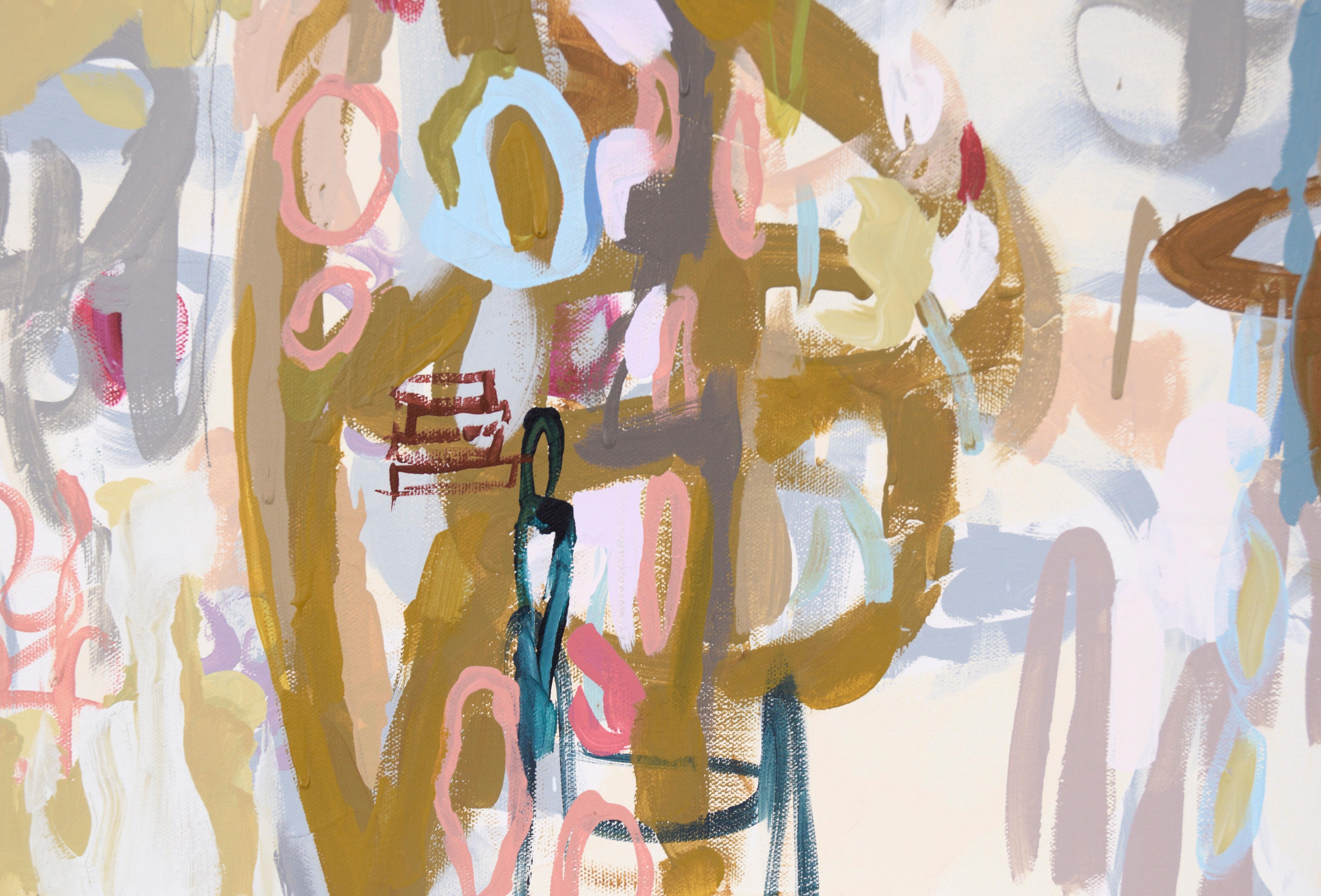 Abstrakt-expressionistische Komposition „Cha Dooky Doo“ aus Acryl auf Leinwand im Angebot 2