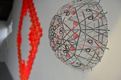 Nancy Baker, Red Dragon, 2017, paper, acrylic paint