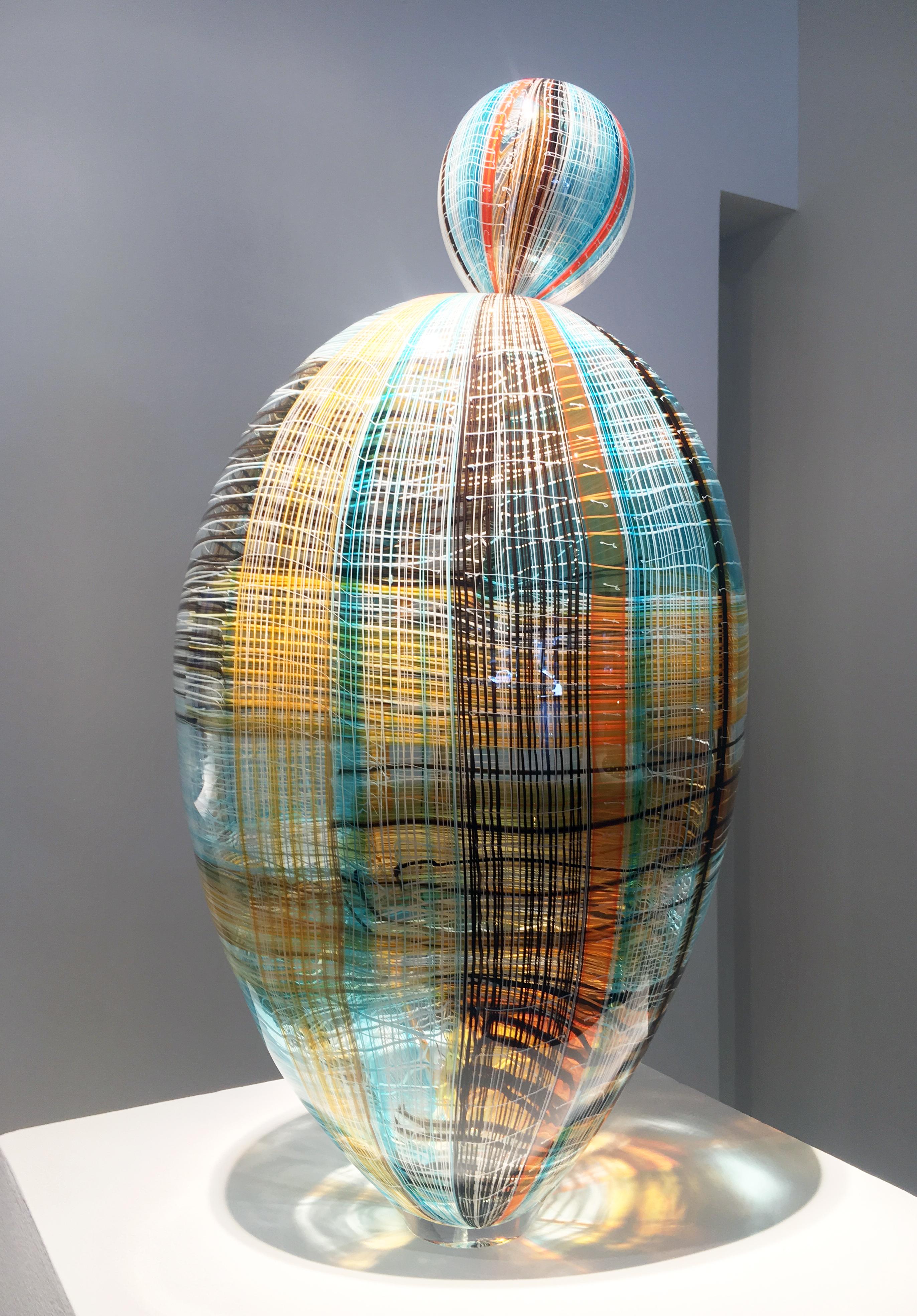 Nancy Callan’s artistic voice as a glass sculptor reflects her high-level training and talents. Since attending the Massachusetts College of Art (BFA 1996), Callan has received numerous awards including the Creative Glass Center of America