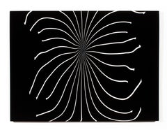 "Spider", Contemporary, Blown, Glass, Wall Panel, Design, Abstract, Sculpture