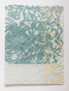 "Aqua Veil" 2022 pâte à papier et papier fait main