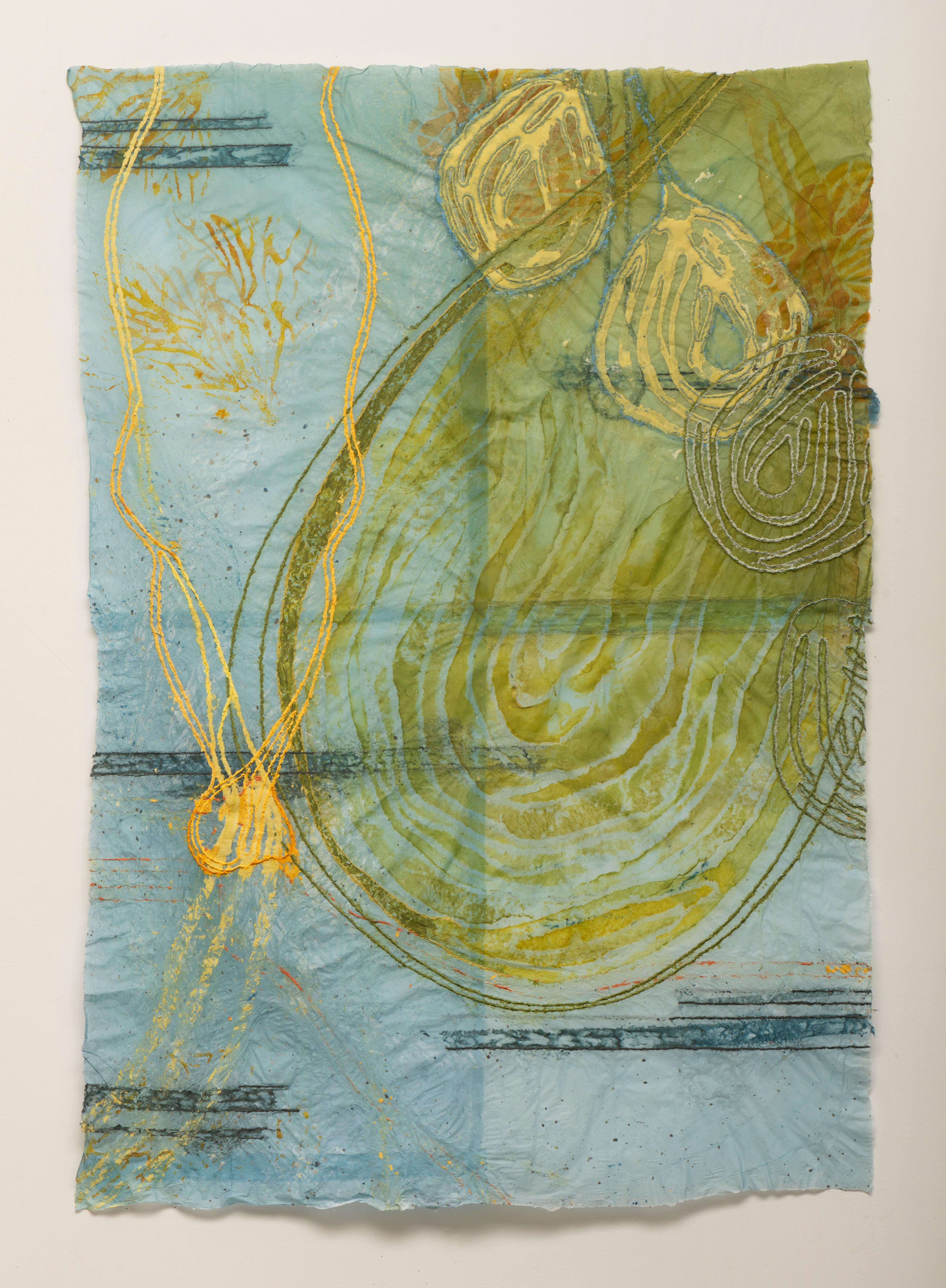 "Light Tangle" 2024 pasta de papel y papel hecho a mano
