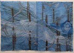 Nancy Cohen "Hackensack Ice" 2024 pasta de papel y papel hecho a mano