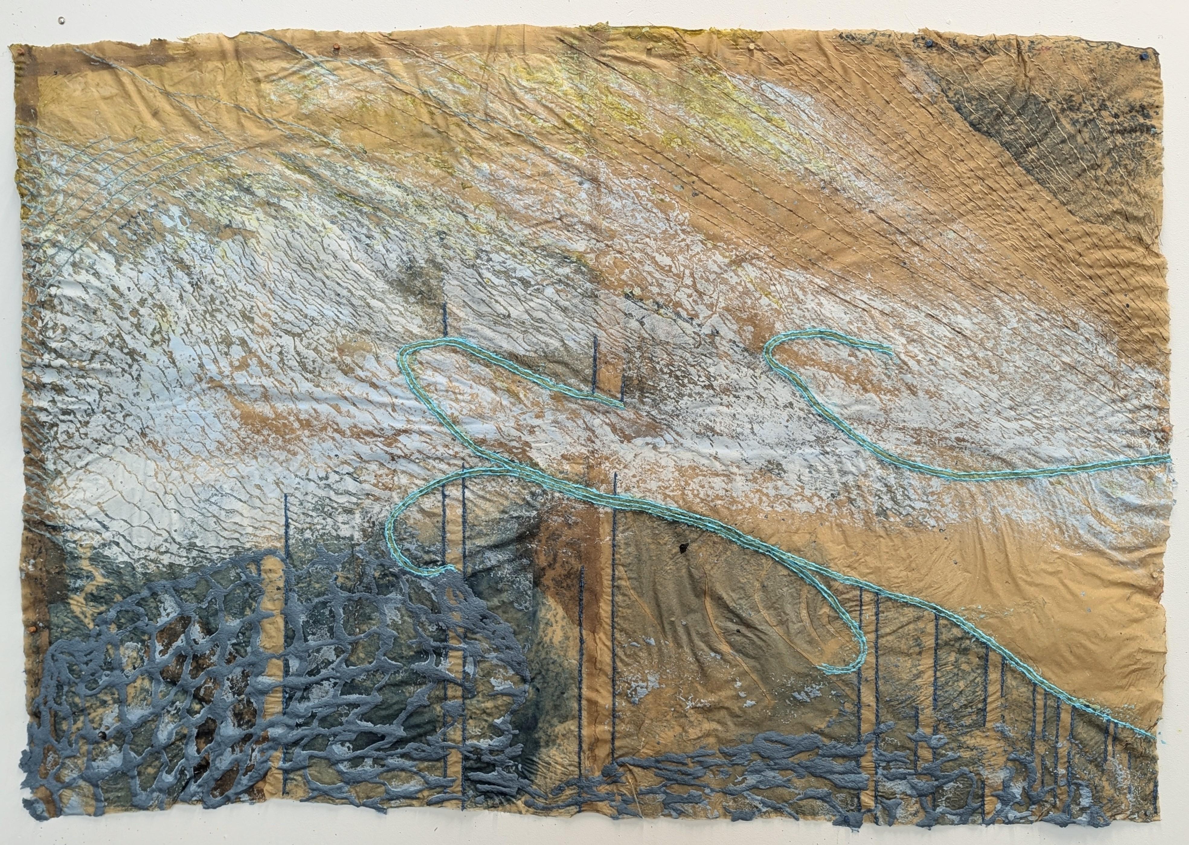 Nancy Cohen
Ciclo del agua, 2024
pasta de papel y papel hecho a mano
39 x 56 in
(coh111)