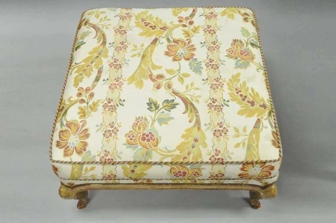 Other Nancy Corzine French Country Provincial Louis XV Bergere Lounge Chair & Ottoman For Sale