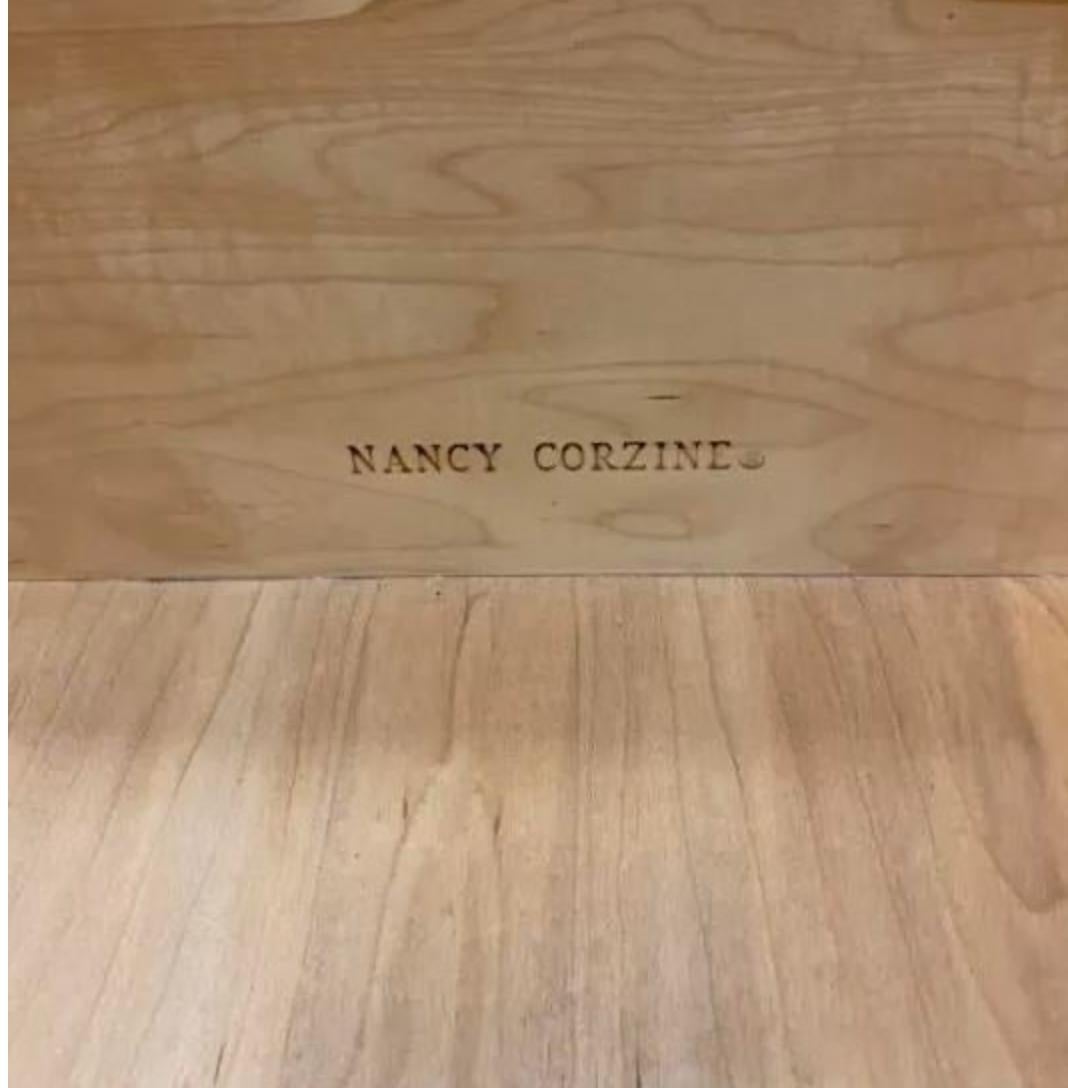 Nancy Corzine Modern Designer Thysson Armoire Wardrobe Linen Press Cabinet
