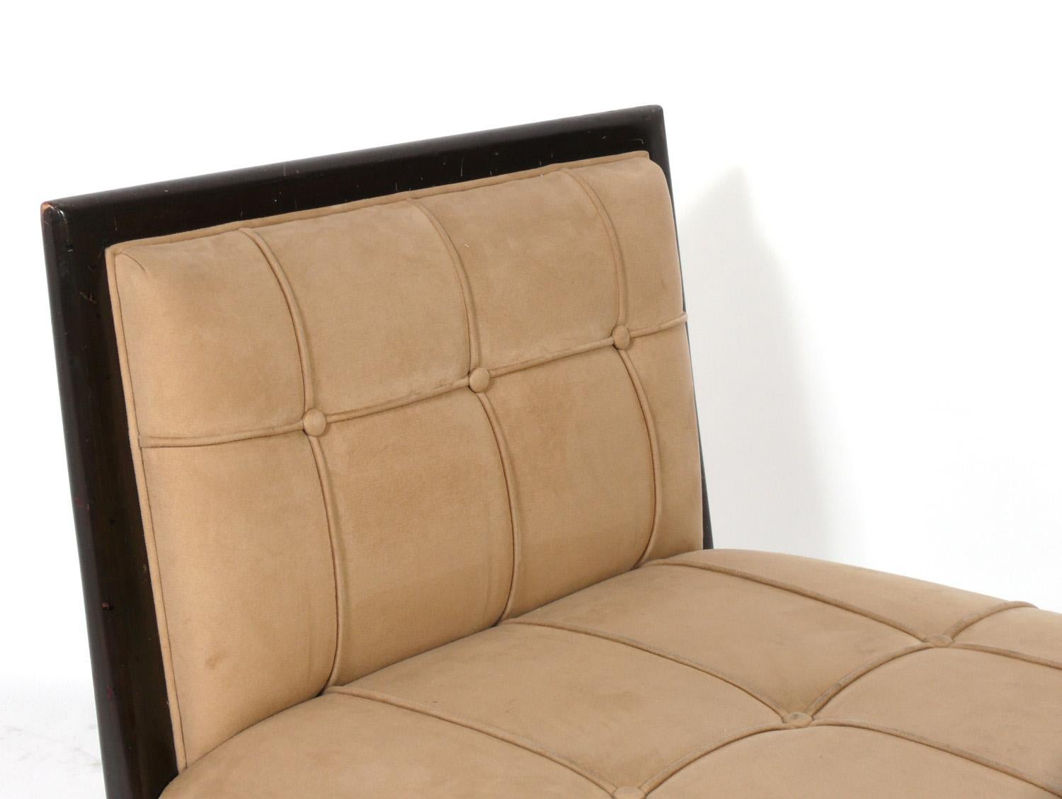 Mid-Century Modern Nancy Corzine Slipper Lounge Chairs