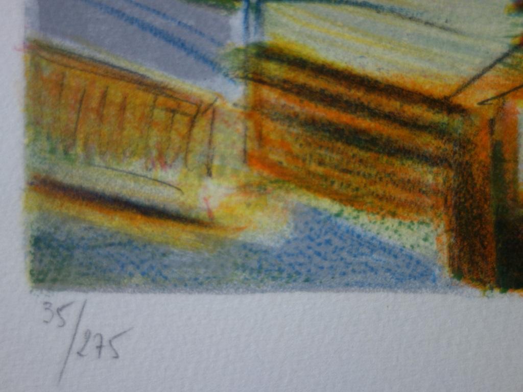 Nancy DELOUIS
Flowers Market

Original lithograph
Signed in pencil
Numbered / 275 copies
On vellum 56 x 76 cm (c. 22 x 29.9 in)

Excellent condition