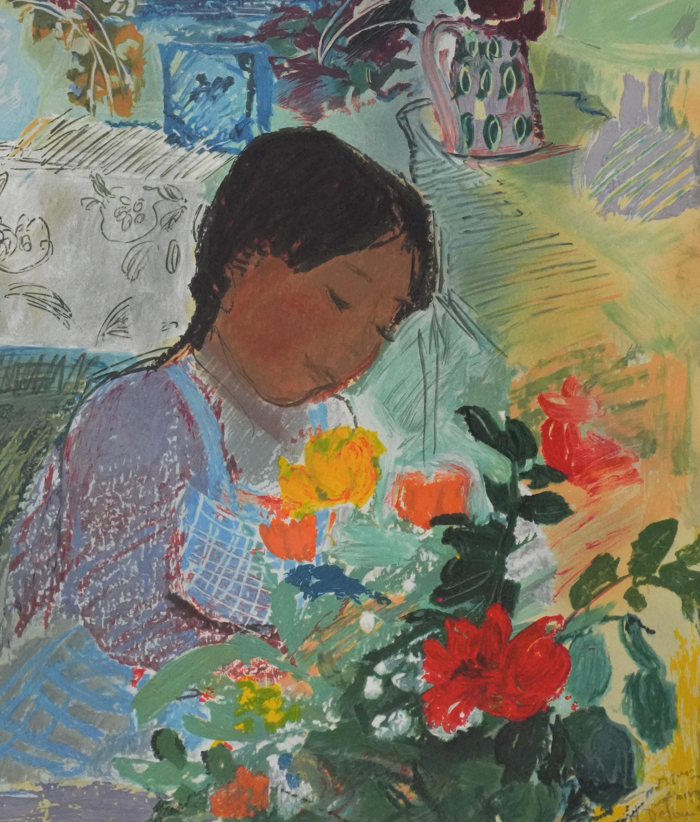 Nancy DELOUIS
Little Girl

Original lithograph
Signed in pencil
Numbered / 250 copies
On vellum 46.5 x 38.5 cm (c. 18.3 x 14.9 in)

Excellent condition