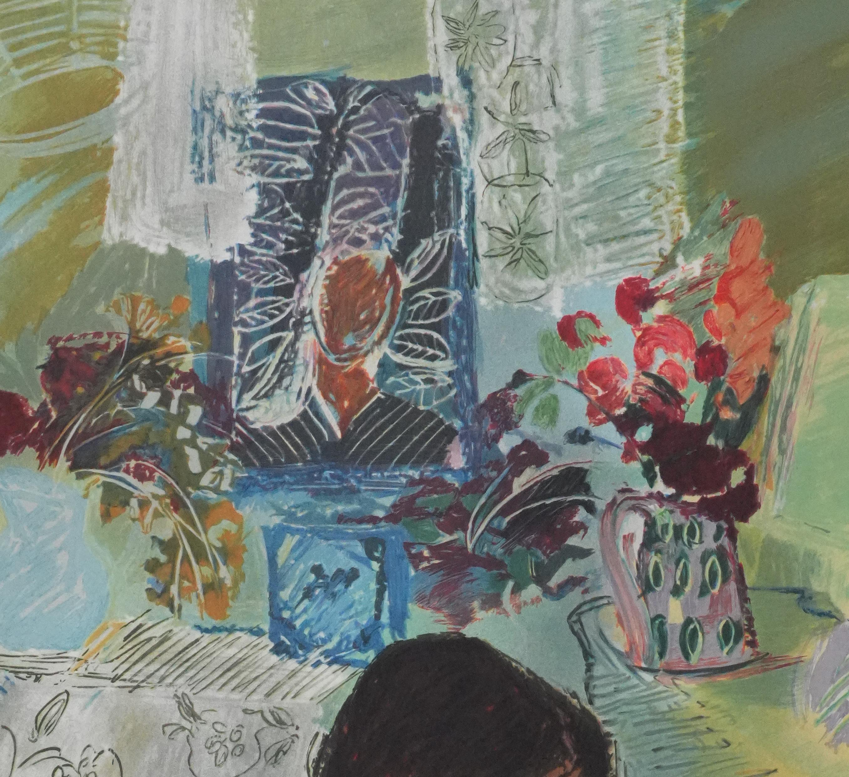 Little Girl - Original Handsigned Lithograph For Sale 1