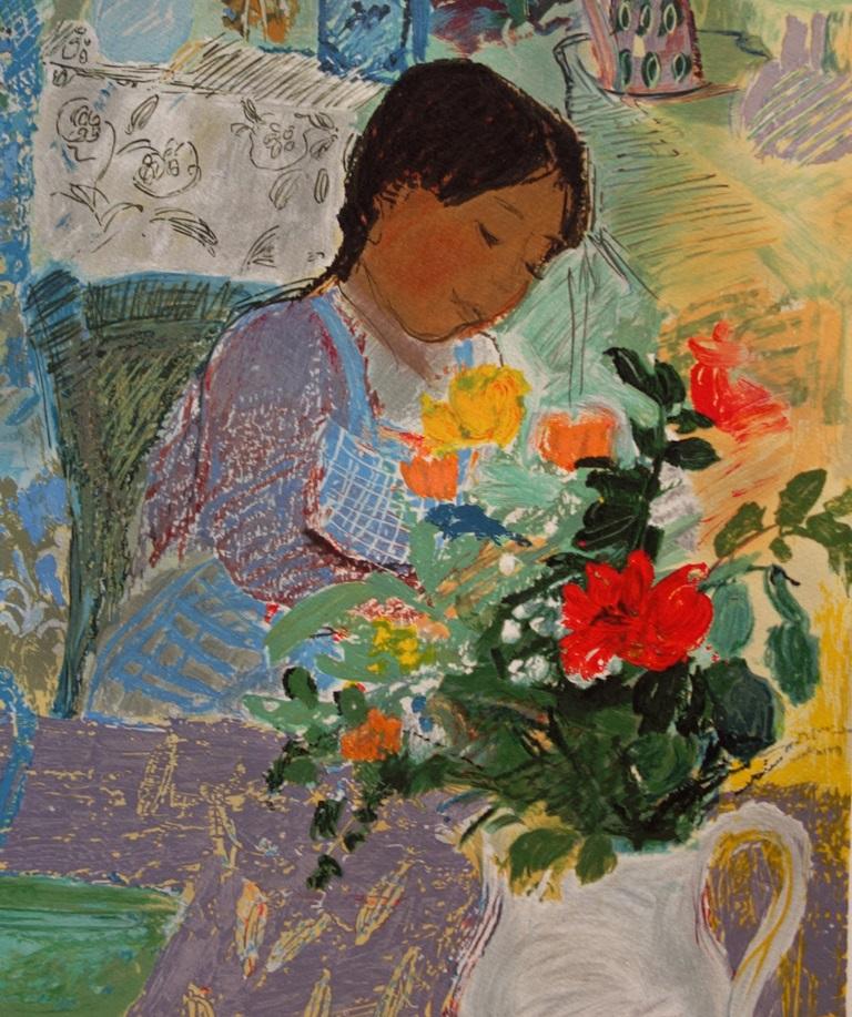 Nancy DELOUIS
Litle Girl's Dream

Original lithograph
Signed in pencil
Numbered / 275 copies
On vellum 76 x 58 cm (c. 29.9 x 22.8 in)

Excellent condition