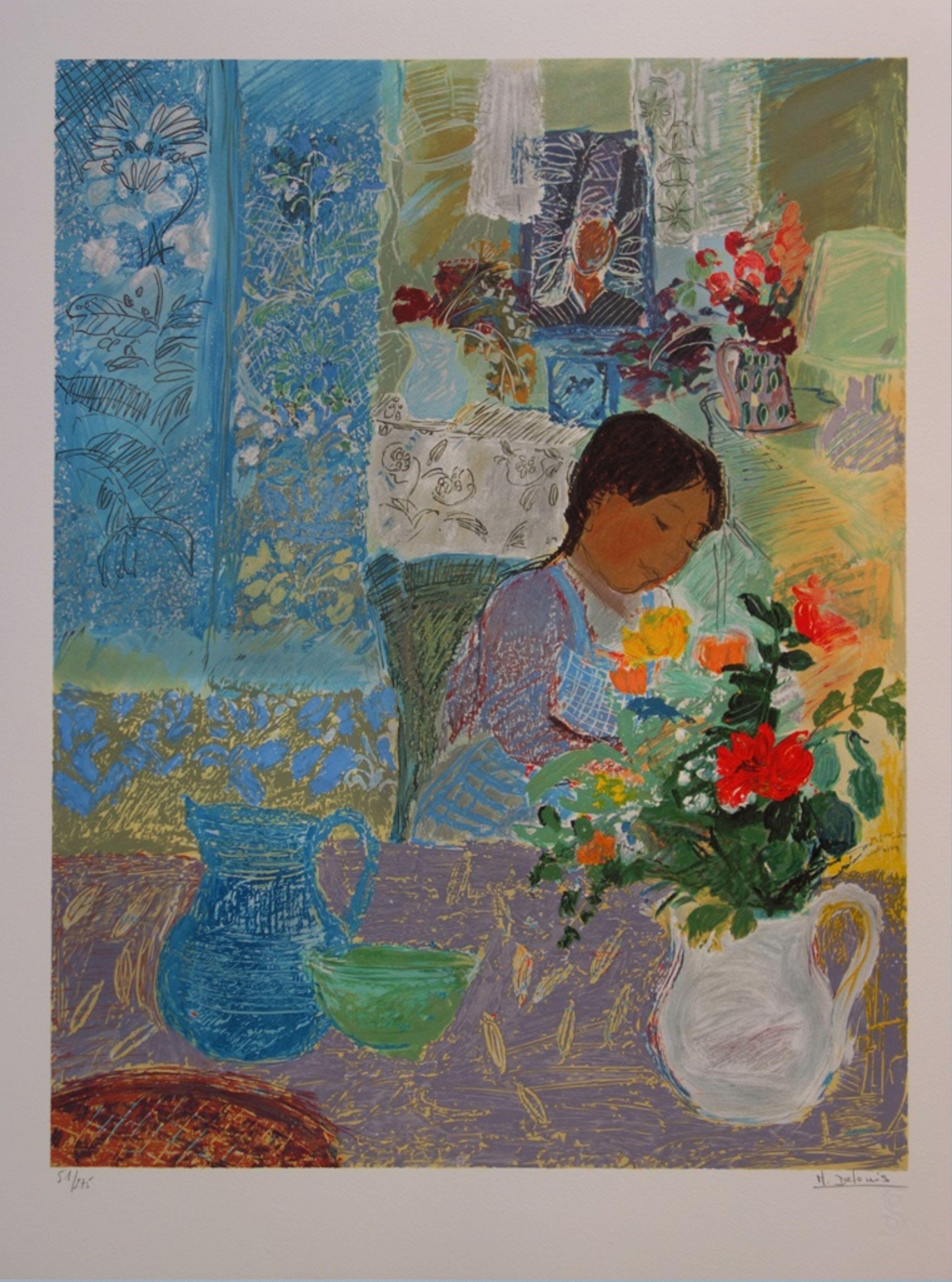 Little Girl
s Dream - Original Handsigned Lithograph