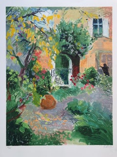The Provençal Garden in Spring - Original Handsigned Lithograph