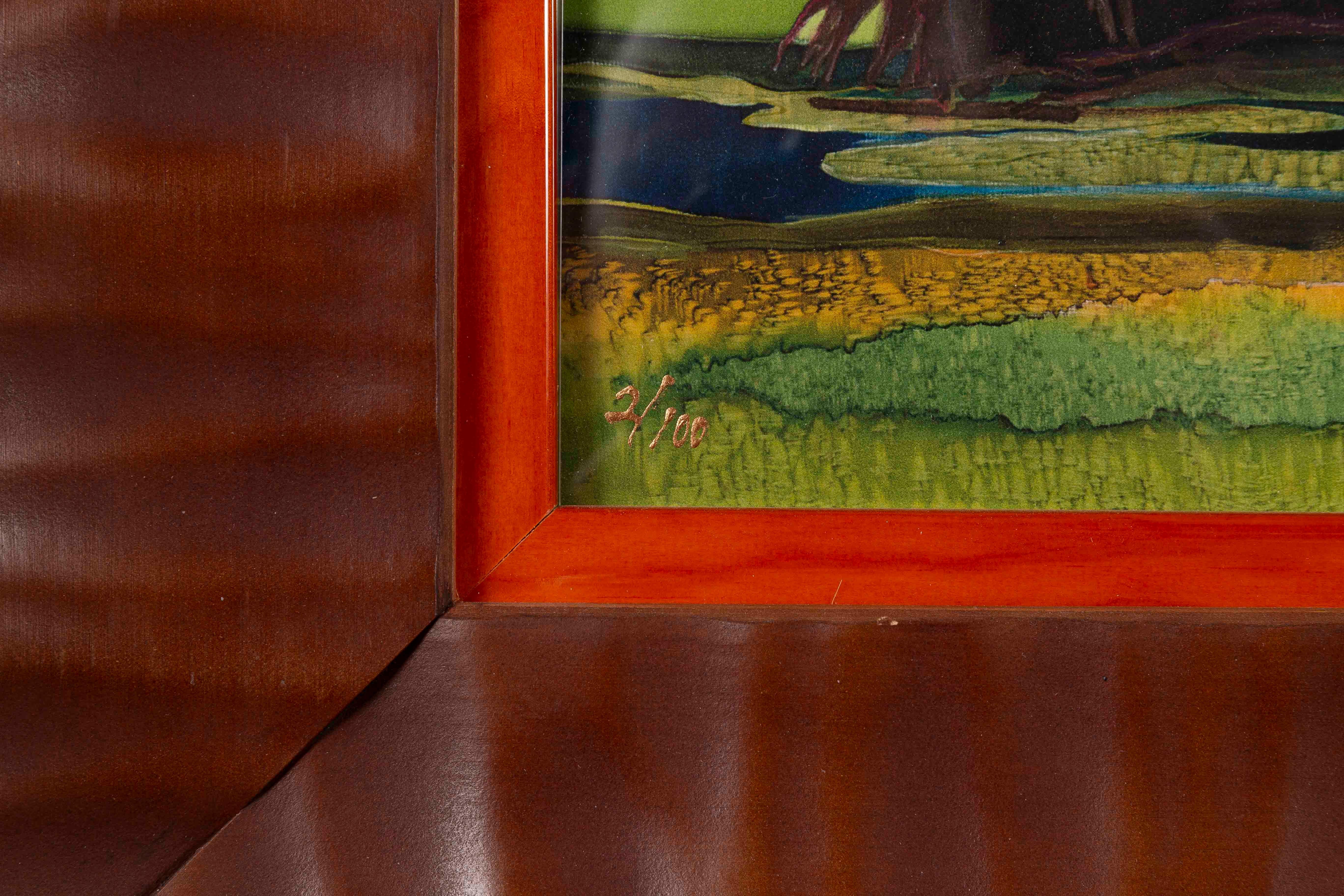 Prairie Monarch Limited Edition Nancy Dunlop Cawdrey Bison Western Art Giclée im Angebot 3
