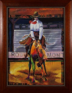 Vera und Paint Cowgirl Rodeo Western Art Limited Edition Giclée Reproduktion