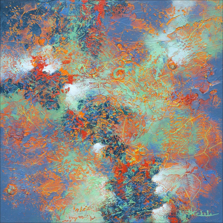Nancy Eckels Carnival Sky By Nancy Eckels Abstract Painting